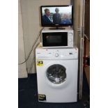 A ZANUSSI LINDO 100 WASHING MACHINE, a Philips 19FL3405H 19'' FSTV with remote and manual and a