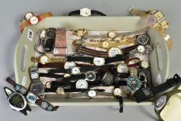 A COLLECTION OF WRISTWATCHES, to include an Avia-matic 25 jewels incabloc wristwatch, featuring a
