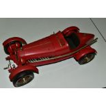 AN UNBOXED POCHER ALFA ROMEO 8C MONZA 1931 RACING CAR, No K/71 constructed metal and plastic kit,