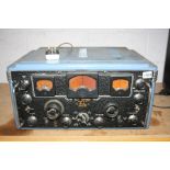 A HALLICRAFTERS SX28 SHORTWAVE VALVE RADIO with 2 spare valves (PAT pass and working)