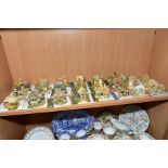 TWENTY FIVE LILLIPUT LANE SCULPTURES FROM SYMBOL OF MEMBERSHIP/COLLECTORS CLUB FREE GIFT, all with