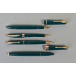 SAMPLES FROM A FORMER PARKER SALES REPRESENTATIVE (1973-1980), a Parker Junior Duofold pen set in
