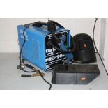 A CLARKE PRO-90 MIG WELDER with small gas bottle (I don't know if full or empty) regulater, gun, a