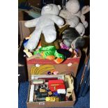 A COLLECTION OF MODERN SOFT TOYS, to include Winnie The Pooh and friends, McDonalds, Chad Valley,