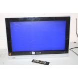 A PHILIPS 26PFL5522D 26'' LCD TV ((Pat pass) with remote (can't tune)