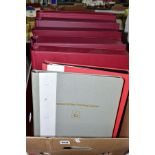 FIVE PRESENTATION CASES OF LIMITED EDITION FIRST-DAY LITHOGRAPHS, produced by Sumner Collection,