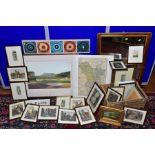 A GROUP OF PICTURES etc to include limited edition coloured etchings by Suzan Tatham, Rob Roberts