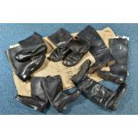 A POST OFFICE SACK, containing five pairs of Military style calf length boots, mens sizes