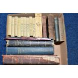 A BOX OF BOOKS, to include Victor Hugo 'Les Miserables' four volumes, 'The Book of Common Prayer'