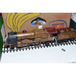 AN UNBOXED HORNBY 0 GAUGE NO.3C LOCOMOTIVE & TENDER, 'Royal Scot' No 6100. L.M.S. maroon livery