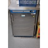 A LEC COMMERCIAL STAINLESS STEEL FRIDGE, 60cm wide x 84cm high (food stuffs or accessories are NOT