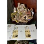 A BOXED LARGE LILLIPUT LANE LIMITED EDITION SCULPTURE, 'St Peters Cove' No.1929/3000, with