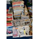 A BOX OF MECCANO MAGAZINES dating from 1955 to 1965, in used condition with tears and creases