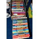 TWO BOXES OF CHILDRENS ANNUALS, including Dandy, Beano, Blue Peter, etc, together with Rupert