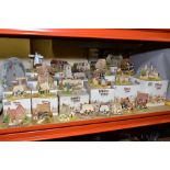 TWENTY FIVE LILLIPUT LANE SCULPTURES FROM THE MIDLANDS COLLECTION, all with deeds and boxed except