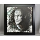 JEN ALLEN (BRITISH 1979) 'MARLON BRANDO III' A portrait of Brando as Colonel Kurtz, signed bottom