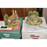 TWO BOXED LIMITED EDITION LILLIPUT LANE SCULPTURES, 'Harvest Home' No 0073/4950 with certificate and