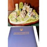 A BOXED LARGE LILLIPUT LANE LIMITED EDITION SCULPTURE, 'Saxham St Edmunds', No.0832/4500, with