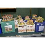 SIX BOXED LILLIPUT LANE SCULPTURES FROM ANNIVERSARY COLLECTION, 'Cotman Cottage' 1993 with deeds and
