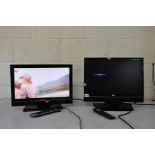 AN LG 19LS4D 19'' FSTV with remote and a Toshiba 19BV500b 19'' FSTV with remote (both PAT pass and