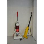 A HOOVER HURRICANE 2000W vacuum cleaner, and an Electrolux superbroom vacuum cleaner (2)