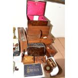 A MAHOGANY SARCOPHAGUS SHAPED TEA CADDY, WITH VACANT CARTOUCHE TO THE LID, height 15cm x width 18cm,