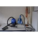 A BOSCH ARRIVA 1400W VACUUM CLEANER, a Hoover Sprint 2000w vacuum cleaner and a Vax Lightweight