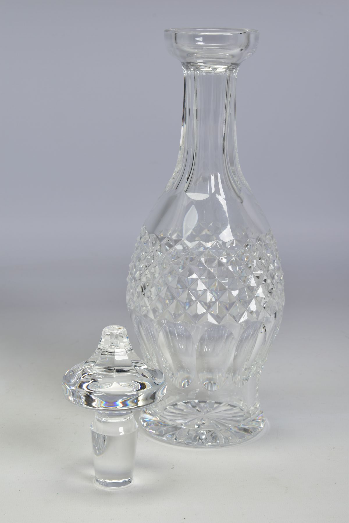 A WATERFORD CRYSTAL COLLEEN DECANTER, stamped to side, height with stopper 34cm - Bild 2 aus 3