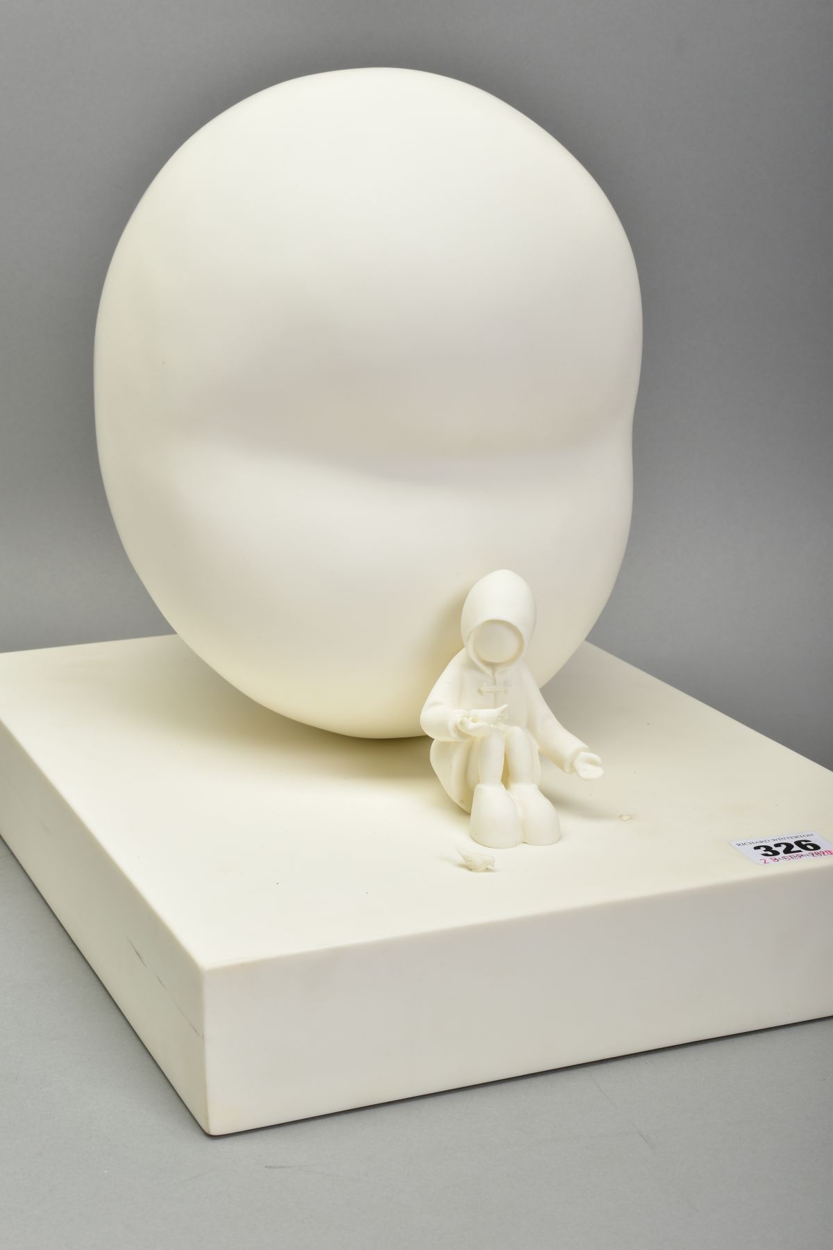 MACKENZIE THORPE (BRITISH 1956) 'FEED THE BIRDS', A limited edition Parian sculpture of a boy - Bild 2 aus 7