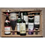 SIX BOTTLES OF WINE AND ONE BOTTLE OF PORT, comprising four bottles of Chateau Lafon-Rochet Saint-