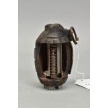 A WWI ERA NO.36 MILLE BOMB (cut away) training grenade