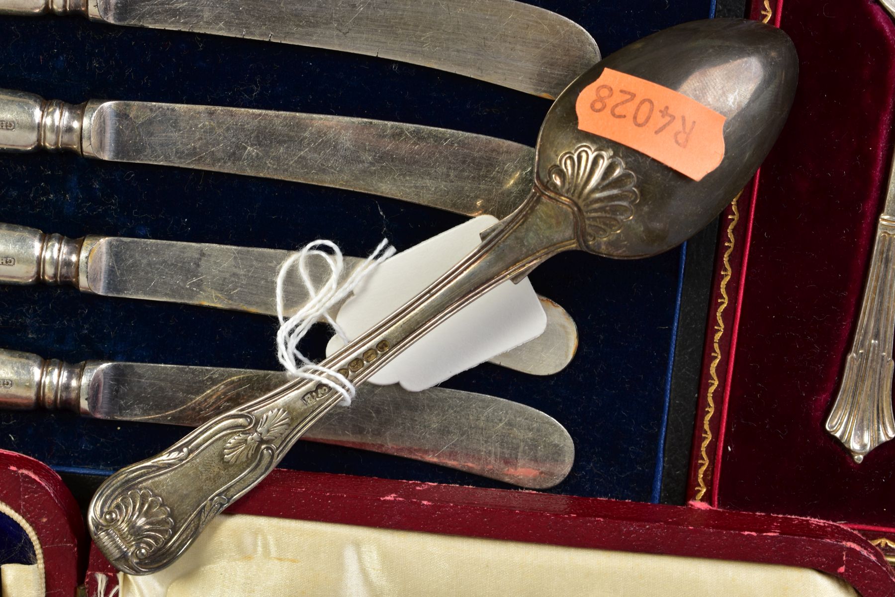 AN EDWARDIAN SILVER TROPHY CUP, stop reeded decoration, slender stem with soldered repair, - Image 5 of 7