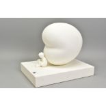 MACKENZIE THORPE (BRITISH 1956) 'FEED THE BIRDS', A limited edition Parian sculpture of a boy