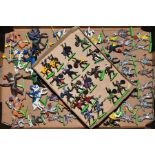 A QUANTITY OF UNBOXED BRITIANS DEETAIL AND OTHER KNIGHTS, SARACENS AND TURKS, playworn condition,
