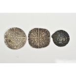 GROUP OF HAMMERED GROATS AND HALF GROAT, Annulet Issue Calais, Rosette-Mascle Issue Calais 1430-