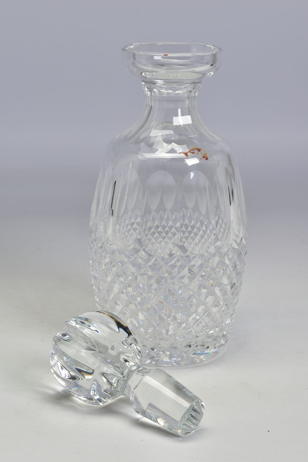 A WATERFORD CRYSTAL COLLEEN SPIRIT DECANTER, stamped to side, height with stopper 26cm - Bild 2 aus 4