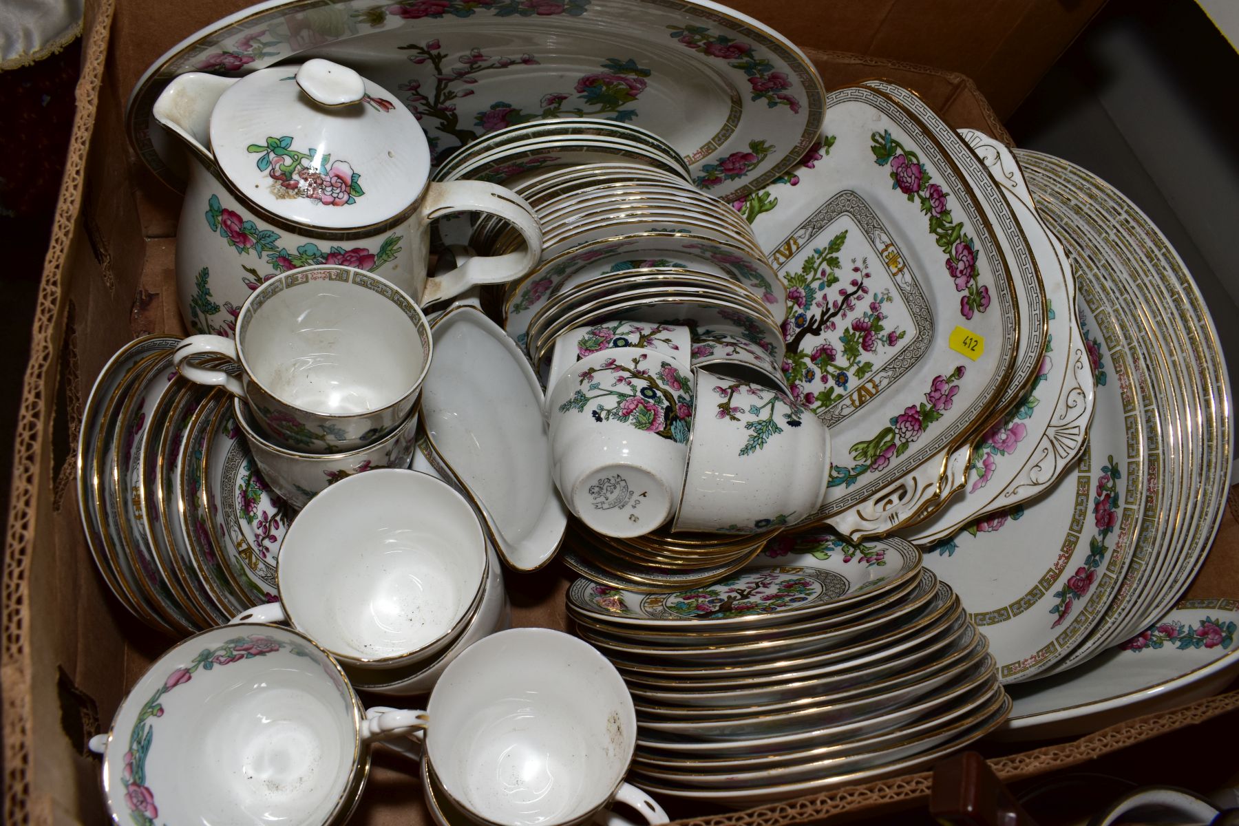 FOUR BOXES AND LOOSE CERAMICS, ETC, including Portmeirion Magic City part coffee set (sd), a set - Bild 4 aus 7