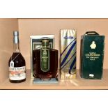 FOUR BOTTLES OF COGNAC, comprising an older bottling of Louis Royner XO Cognac 1er Cru 40% vol.