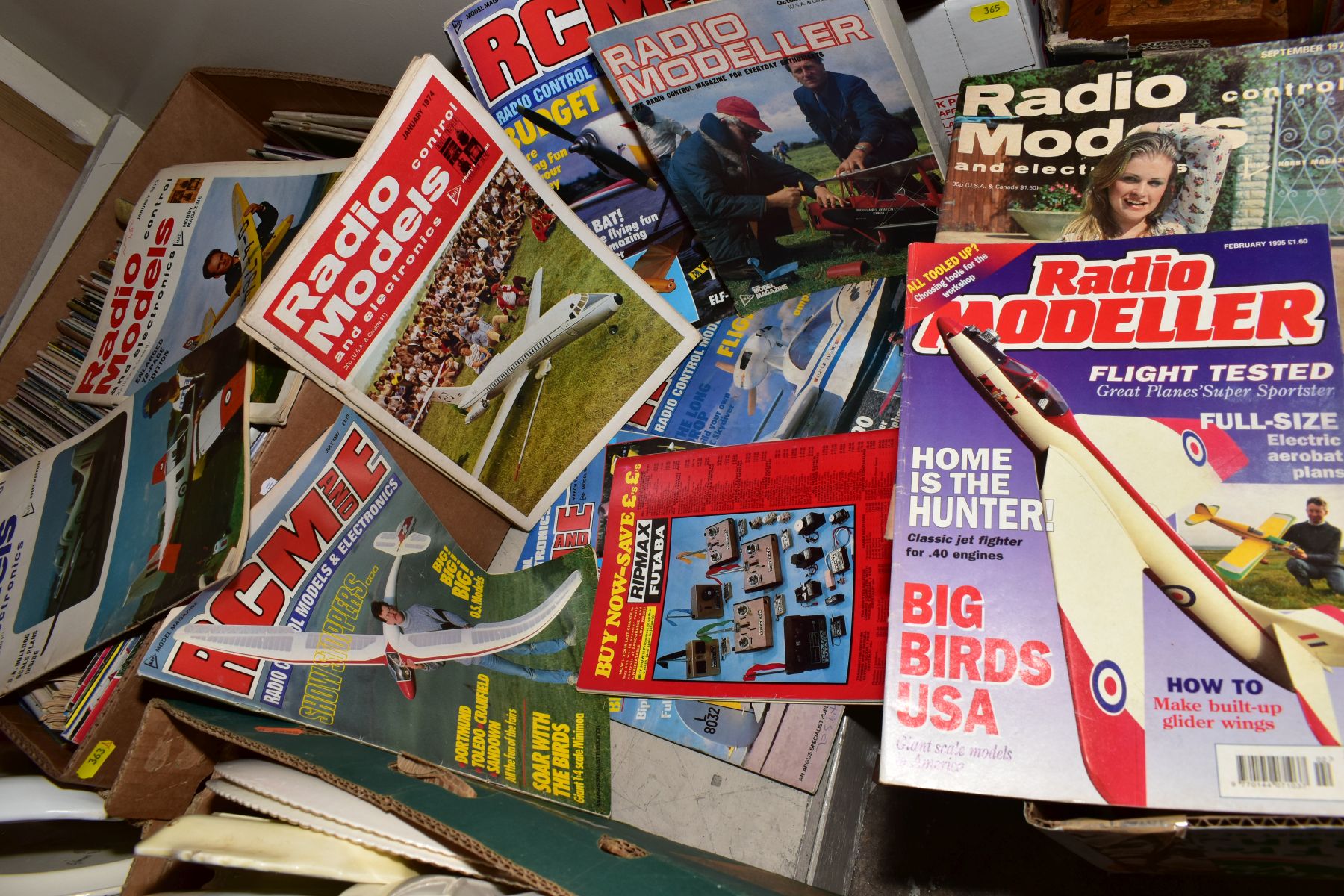 TWO BOXES OF MAGAZINES, including 1950's 'Science and Mechanics' model building etc (2 boxes and