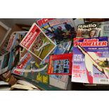 TWO BOXES OF MAGAZINES, including 1950's 'Science and Mechanics' model building etc (2 boxes and