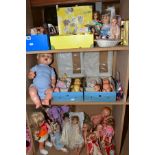 A COLLECTION OF ASSORTED PLASTIC AND VINYL DOLLS, mainly 1950's to 1970's to include Palitoy,