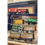 A HORNBY CLOCKWORK TRAIN SET, No.101 tank passenger set, 0 gauge, comprising of a LNR 460