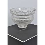 A BOXED WATERFORD CRYSTAL 'KINGS' BOWL, designed by John Connolly for Designers Gallery