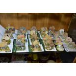 TWENTY FIVE LILLIPUT LANE SCULPTURES FROM SYMBOL OF MEMBERSHIP/COLLECTORS CLUB FREE GIFT, all with