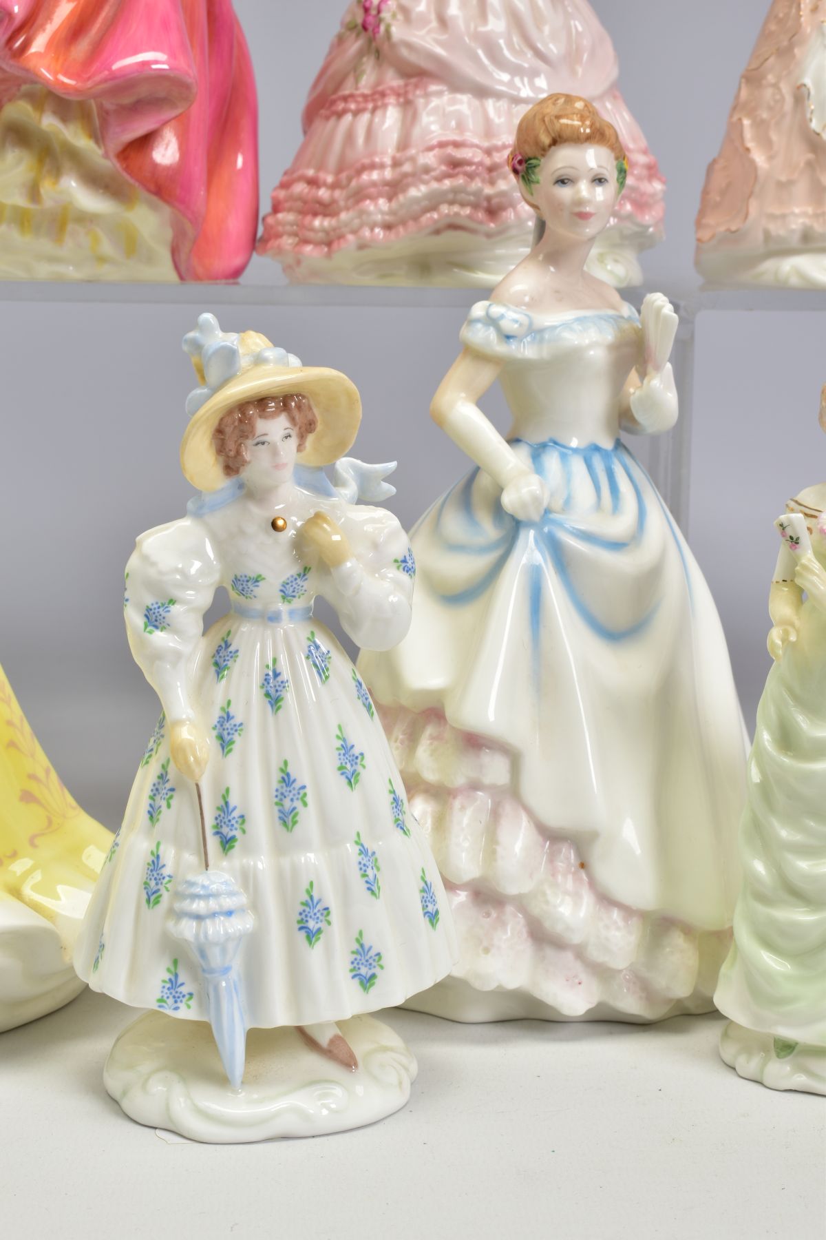 A GROUP OF FIGURES, comprising five Royal Doulton 'Happy Anniversary' HN3097 (seconds), 'Claire' - Bild 3 aus 7