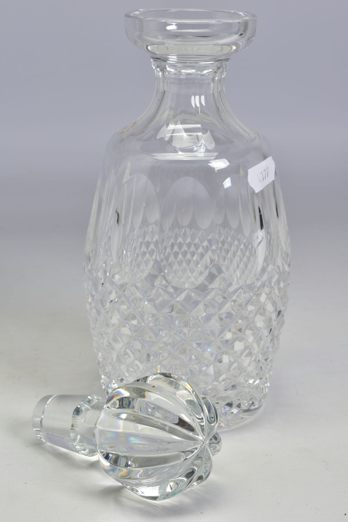 A WATERFORD CRYSTAL COLLEEN SPIRIT DECANTER, stamped to side, height with stopper 26cm - Bild 3 aus 4