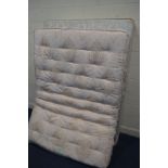 A 4' 6'' DIVAN BED AND MATTRESS