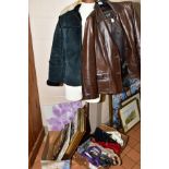 LADIES JACKETS AND BAGS etc to include a Lakeland leather jacket with tags, Milan leather jacket