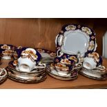A MATCHED ROYAL ALBERT CROWN CHINA TEASET, Heirloom pattern and pattern No.4534, Heirloom set