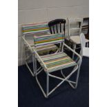 A NEAR PAIR OF EARLY 20TH CENTURY OAK CHAPEL CHAIRS, together with a collection of various other